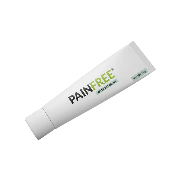 Painfree Aftercare Cream i hvid 30 g tube