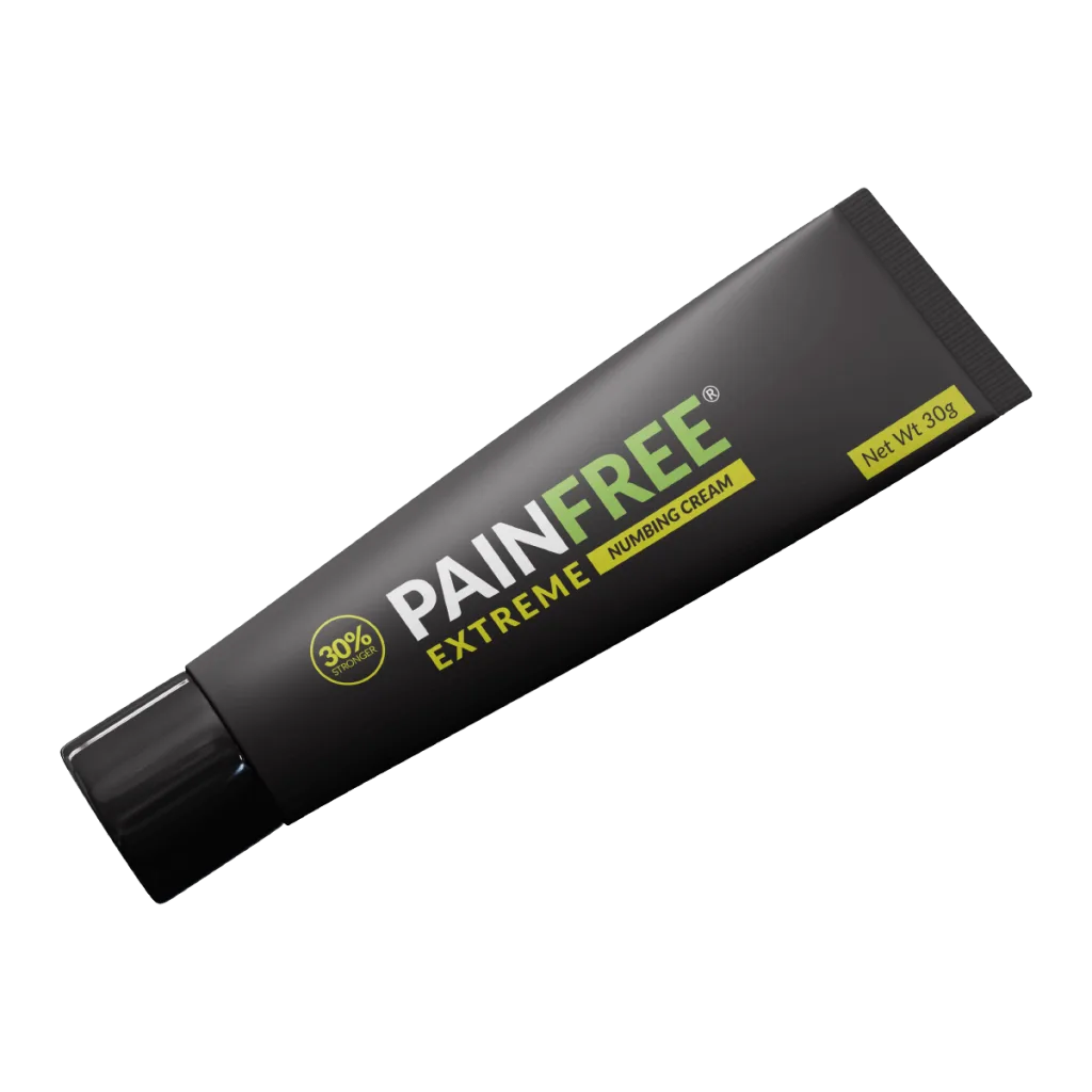 Painfree Extreme bedøvelsescreme i sort 30 g tube